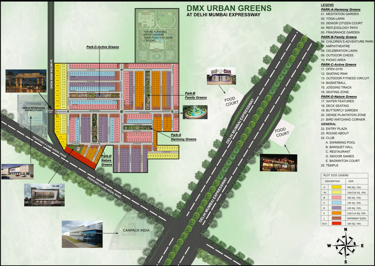 DMX Urban Greens Master Plan — Residential Plots on Delhi Mumbai Expressway